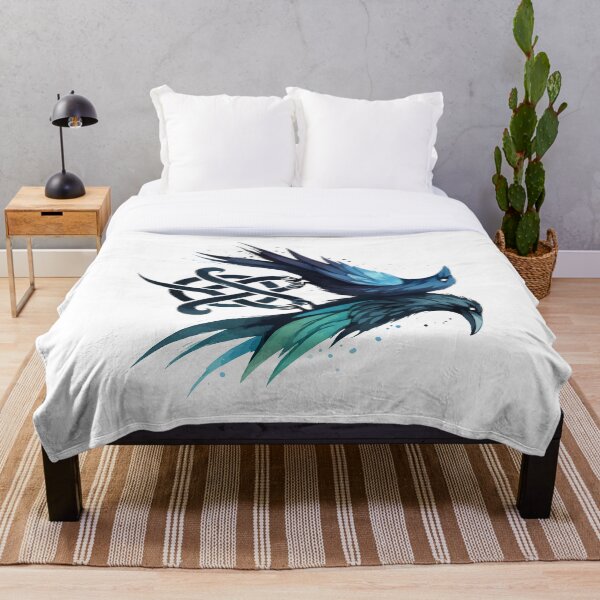 Artikelvorschau, Huginn und Muninn Aquarell entworfen und verkauft von TomFrontierArt.