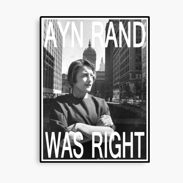 Ayn Rand Was Right Canvas Print