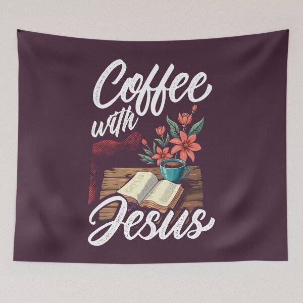 Item preview, Coffee With Jesus Christian Bible Study Prayer Christ Life designed and sold by Maljonic.