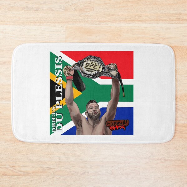Item preview, Dricus Du Plessis UFC with South African Flag designed and sold by GrizzlyCollective.