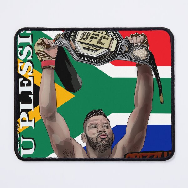 Item preview, Dricus Du Plessis UFC with South African Flag designed and sold by GrizzlyCollective.