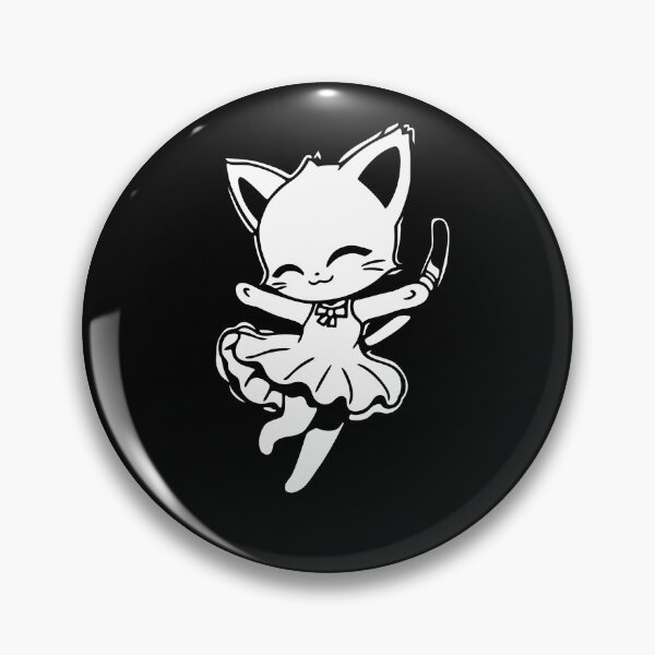 Item preview, kawaii cute dancing cat designed and sold by AdaMazingDesign.