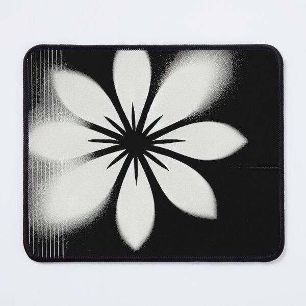 Item preview, Delicate Black and White Flower designed and sold by Blink Art Studio.