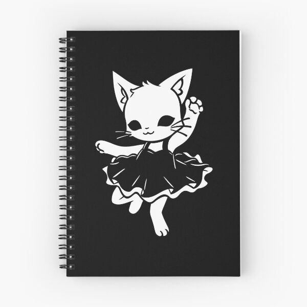 Item preview, kawaii cute dancing cat designed and sold by AdaMazingDesign.