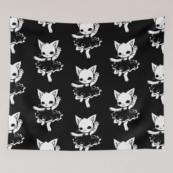 Item preview, kawaii cute dancing cat designed and sold by AdaMazingDesign.
