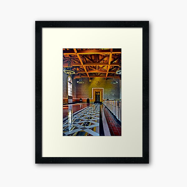 Union Station Downtown Los Angeles Framed Art Print