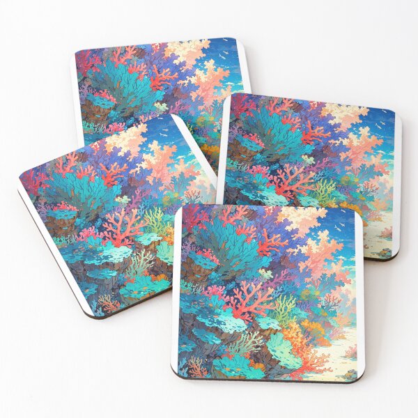 Item preview, Coral Reef - Sian Ka'an Biosphere Reserve designed and sold by Worldscape Wonders.