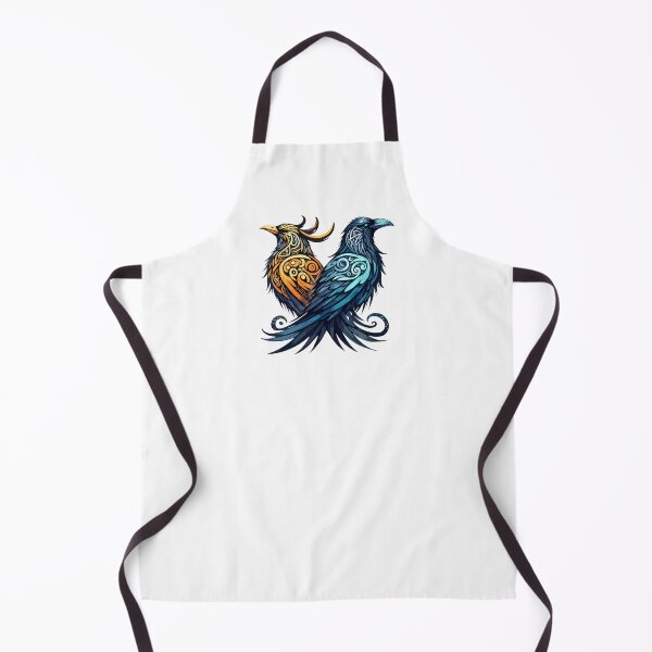 Item preview, Huginn And Muninn Odin Ravens designed and sold by TomFrontierArt.