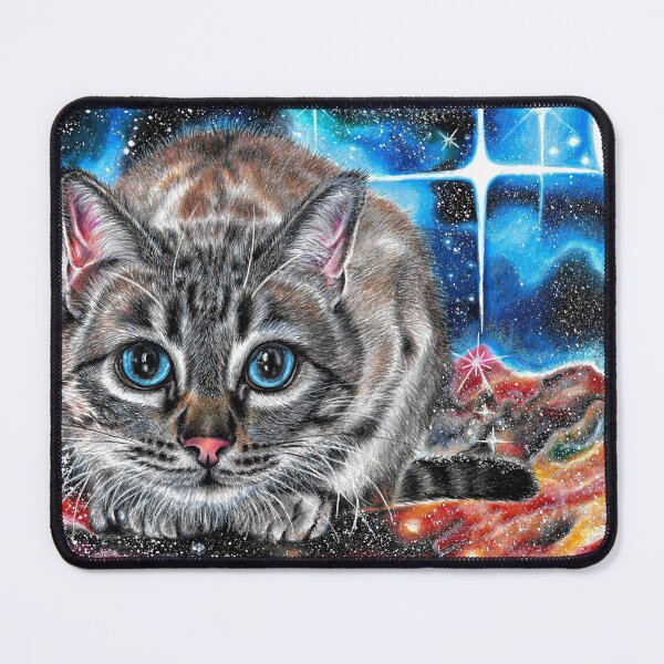Item preview, Cat in space designed and sold by CozyRainRabbit.