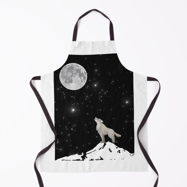 Item preview, "Le Loup sous la Lune au Crépuscule" designed and sold by redjod.