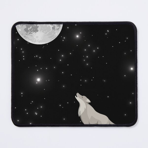 Item preview, "Le Loup sous la Lune au Crépuscule" designed and sold by redjod.