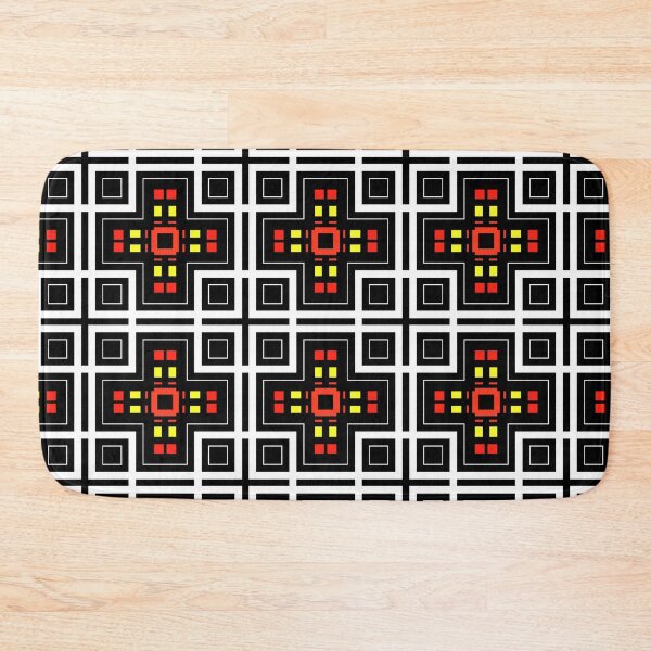 Item preview,  Mondrian style Minimalist Abstract Surface Pattern by Jenny Meehan 5 designed and sold by Jenny Meehan Art Prints and Patterns  .