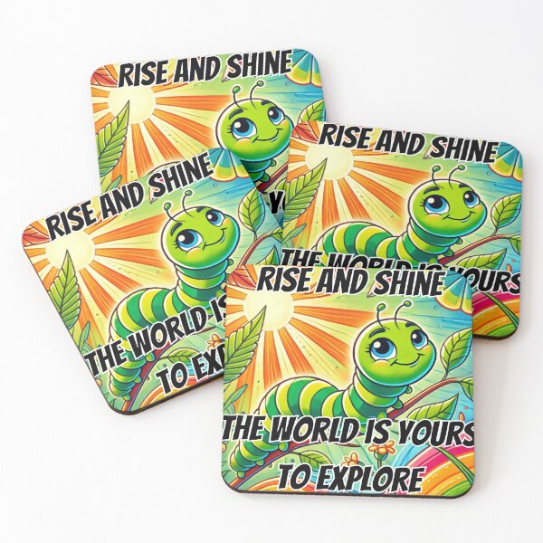 Item preview, Rise and Shine - The World is Yours to Explore designed and sold by Design Delinquent.