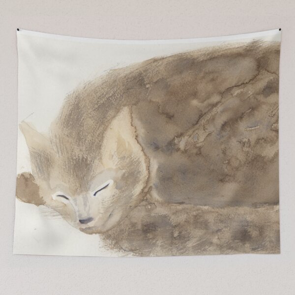 Item preview, Cat Nap designed and sold by Iryna Nimmo Art.
