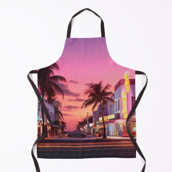 Item preview, Neon Miami Sunset in the 1980s designed and sold by GreenInkXpress.