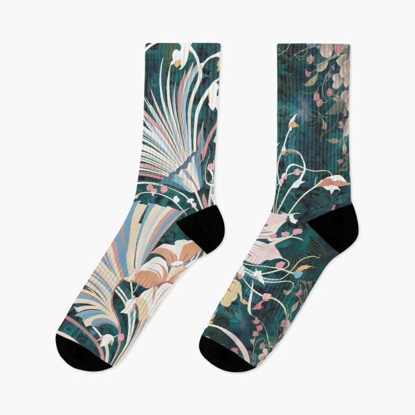 Item preview, Art Deco Art Style Florals designed and sold by pixelplaza.