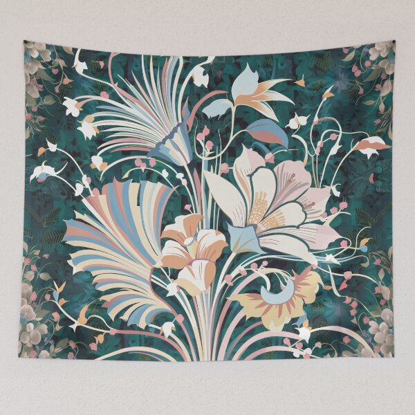 Item preview, Art Deco Art Style Florals designed and sold by pixelplaza.