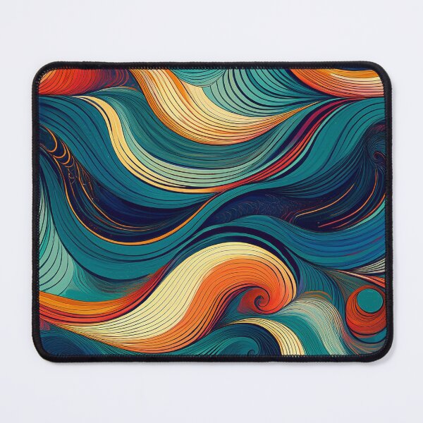 Item preview, Colorful Waves Pattern designed and sold by BrittSombroek.