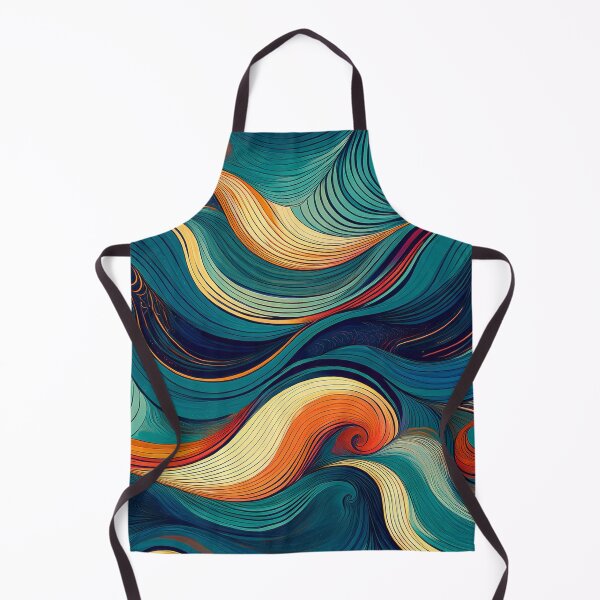 Item preview, Colorful Waves Pattern designed and sold by BrittSombroek.