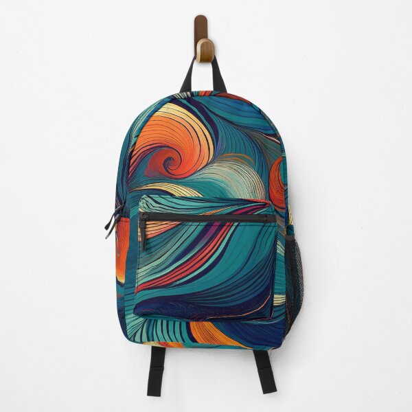 Item preview, Colorful Waves Pattern designed and sold by BrittSombroek.
