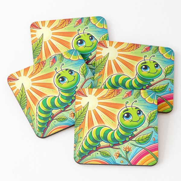 Item preview, Vibrant Caterpillar Journey designed and sold by Design Delinquent.