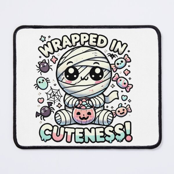 Item preview, Wrapped in Cuteness Kawaii Mummy Halloween Design designed and sold by sadman73.