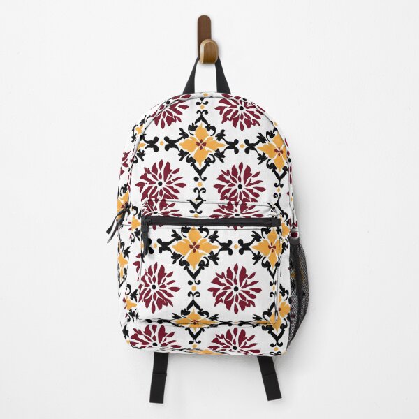 Item preview, Vibrant Spanish Floral Pattern with Bold Red and Yellow Accents designed and sold by PhrasesTheThird.