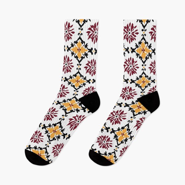 Item preview, Vibrant Spanish Floral Pattern with Bold Red and Yellow Accents designed and sold by PhrasesTheThird.