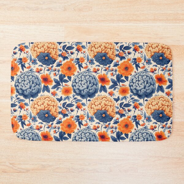 Item preview, Surreal Brain Floral Seamless Pattern designed and sold by VoyteksDesigns.