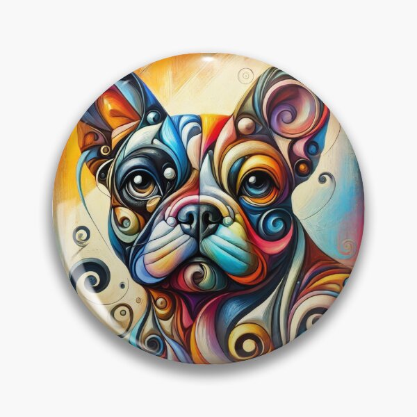 Item preview, French Bulldog – Interwoven Essence of Forms designed and sold by LegademaArt.