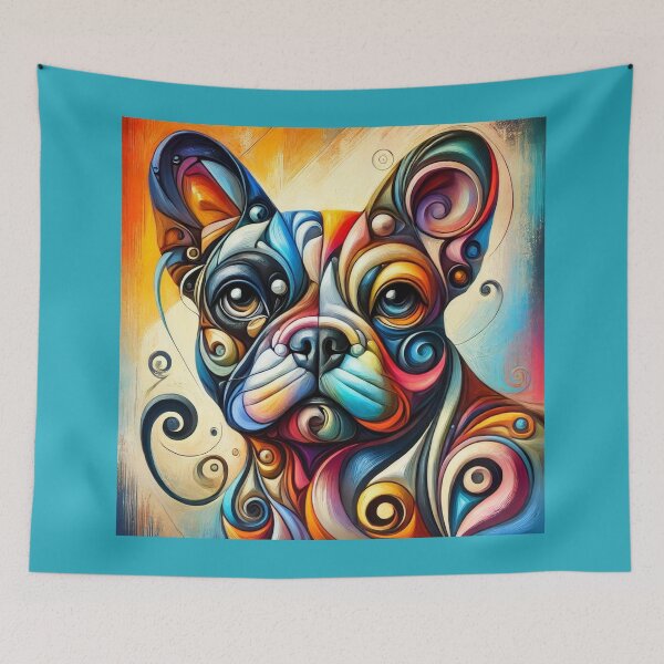 Item preview, French Bulldog – Interwoven Essence of Forms designed and sold by LegademaArt.