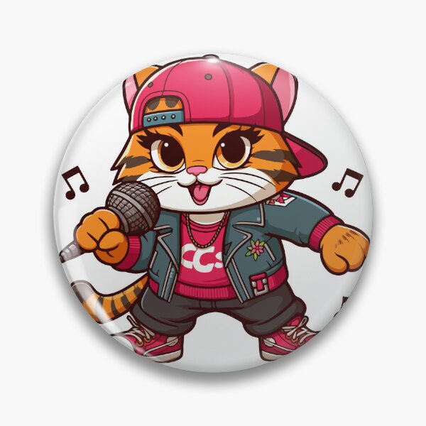 Item preview, Cat Brat: hip-hop singer designed and sold by ArtEmotionsImages.