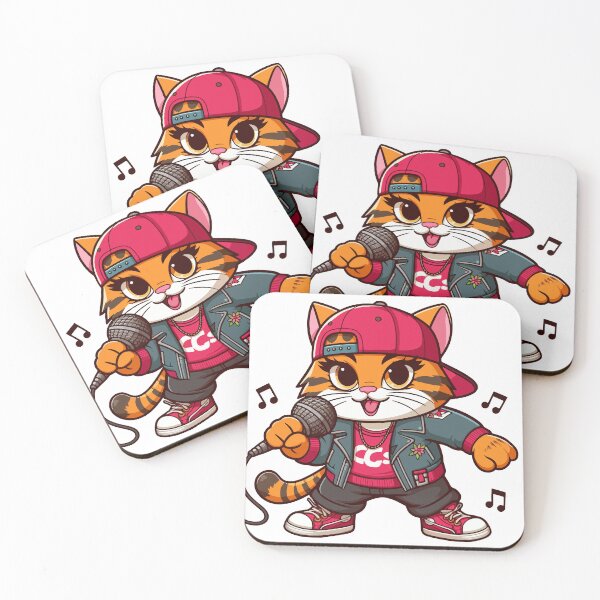 Item preview, Cat Brat: hip-hop singer designed and sold by ArtEmotionsImages.