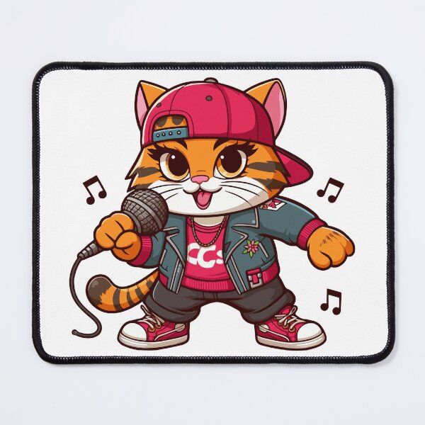 Item preview, Cat Brat: hip-hop singer designed and sold by ArtEmotionsImages.