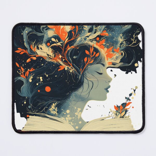 Item preview, A Book a Day Keeps Reality Away - Literary Escape Design designed and sold by ArtfullyJua.