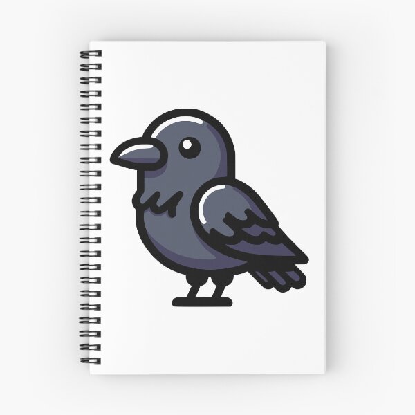 Item preview, Cute Crow Cartoon designed and sold by PMCreative.