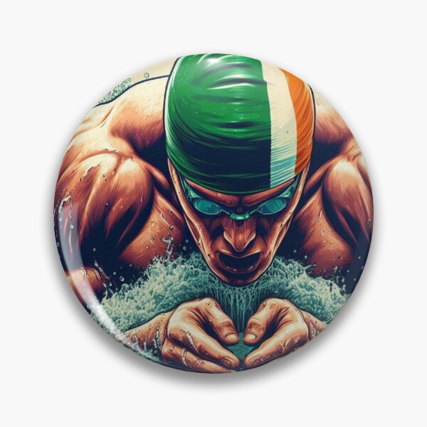 Item preview, Competitive Irish Swimmer - Breaststroke designed and sold by Bright-Moonrise.