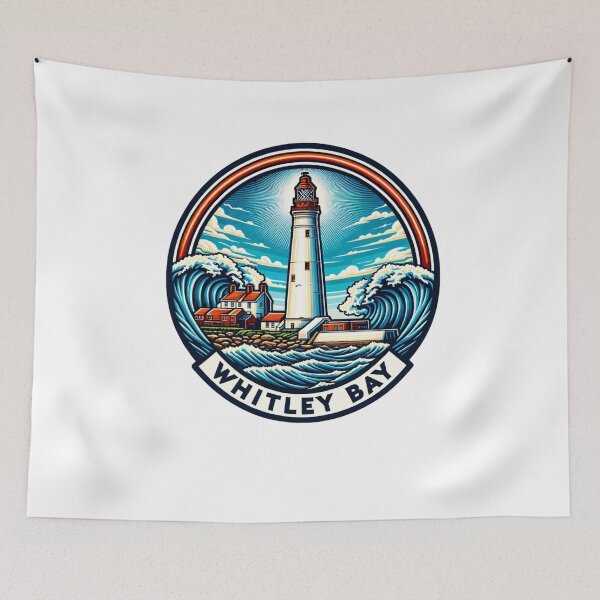 Item preview, Whitley Bay Iconic Lighthouse designed and sold by MerchByCraig.