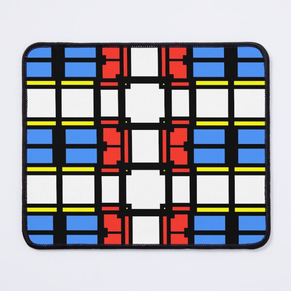 Item preview,  Mondrian style Minimalist Abstract Surface Pattern by Jenny Meehan 7 designed and sold by Jenny Meehan Art Prints and Patterns  .