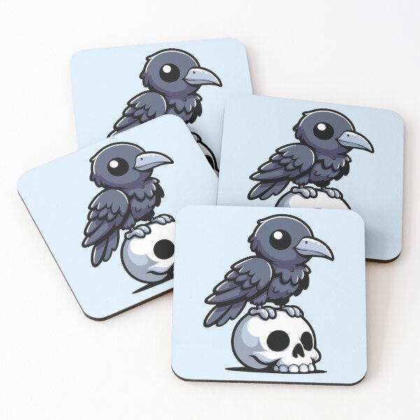 Item preview, Cute Crow On A Skull designed and sold by PMCreative.