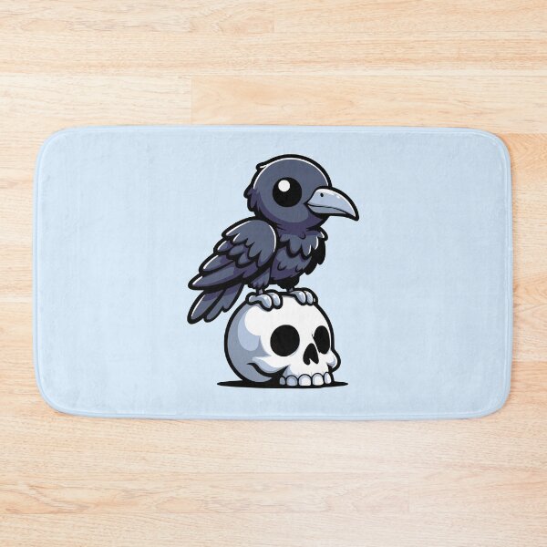 Item preview, Cute Crow On A Skull designed and sold by PMCreative.