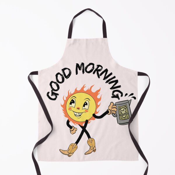 Item preview, good morning sun in boots with deadly deliciouse coffee designed and sold by AZTECartoon.