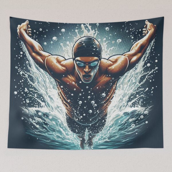 Item preview, Competitive Swimmer - Butterfly designed and sold by Bright-Moonrise.