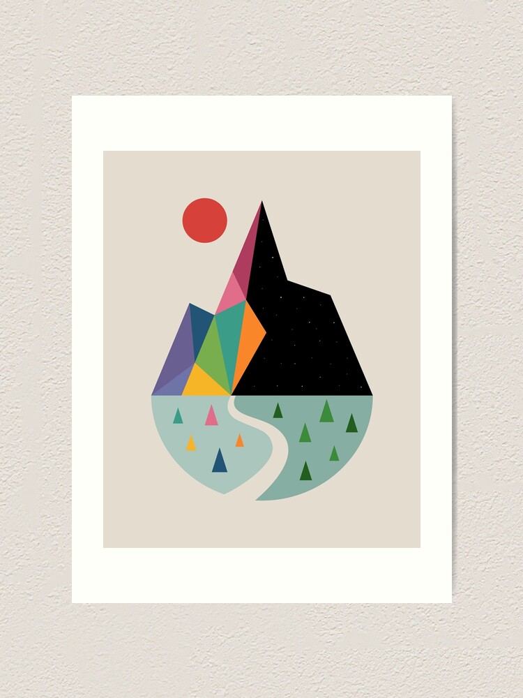 Thumbnail 1 of 3, Art Print, Bright Side designed and sold by AndyWestface.