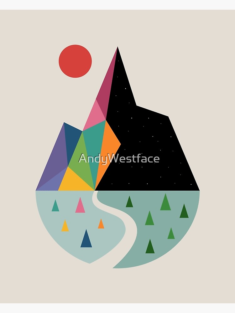 Thumbnail 3 of 3, Art Print, Bright Side designed and sold by AndyWestface.