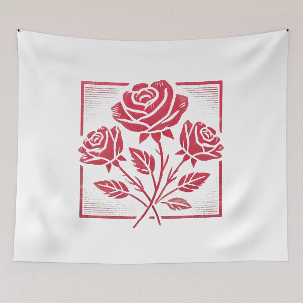 Item preview, Vintage Red Roses designed and sold by Blink Art Studio.