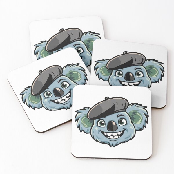 Item preview, Koala with beret designed and sold by FusiTink.