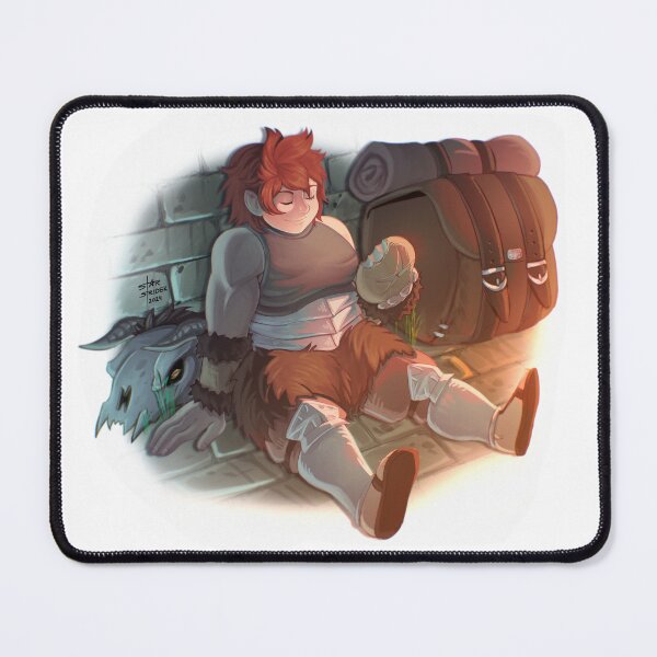 Item preview, Namari Resting Dungeon Meshi Print designed and sold by star--strider.