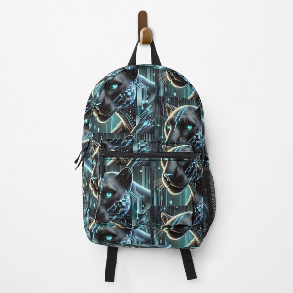 Item preview, Cyber Panther - The Guardian of the Digital Realm designed and sold by Design Delinquent.