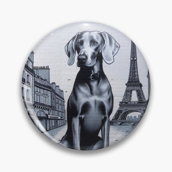 Item preview, Paris Mural Street Graffiti Dog and Cat Art - Design Nr 168 designed and sold by WeimTrails.